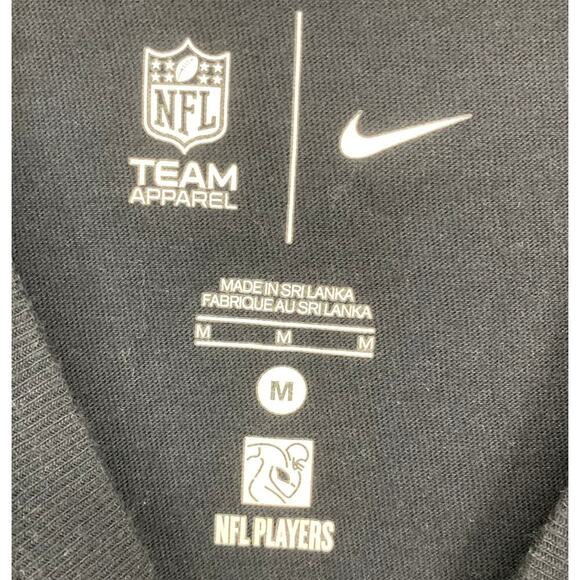 Nike NFL Team Apparel Green Bay Packers Sz M Clay Matthews #52 Black T Shirt - Picture 4 of 7